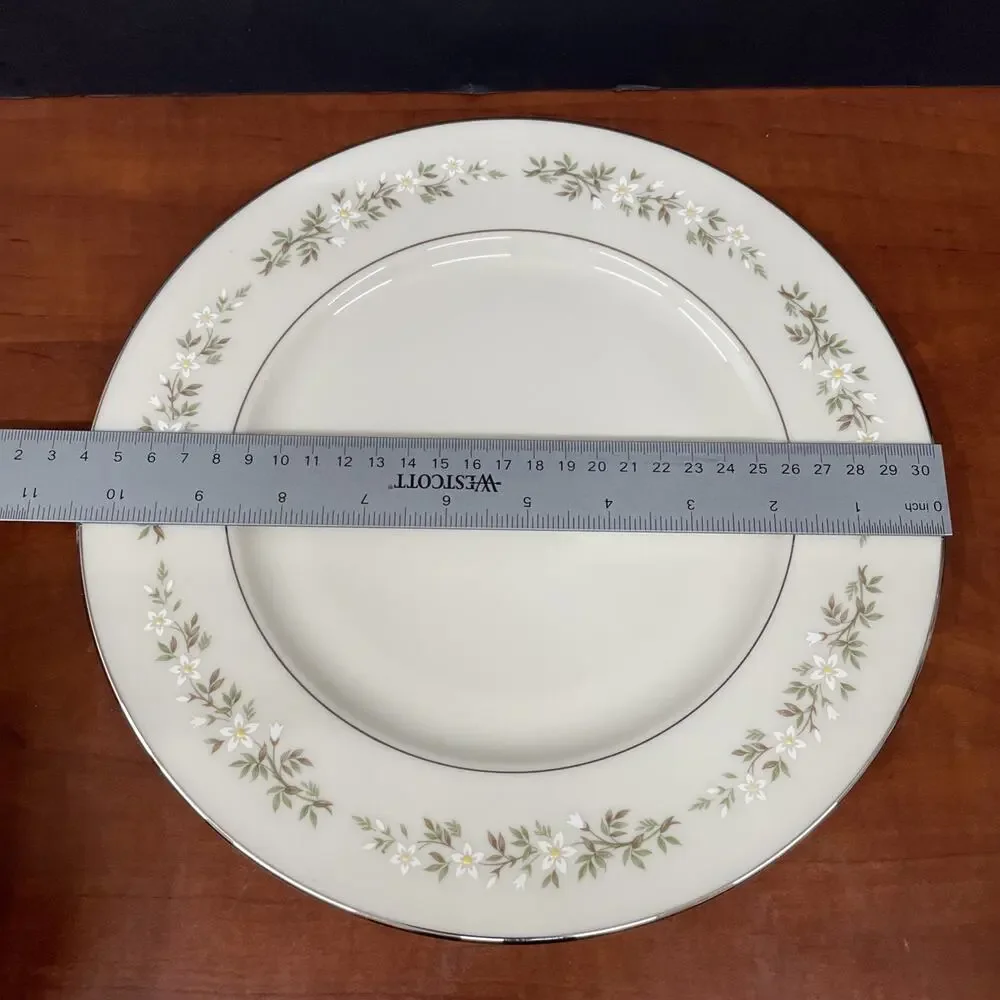 Vtg Dish Set Of 8 Pieces Brookdale By Lenox H500